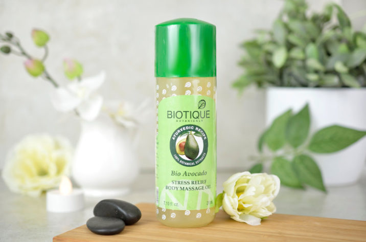 Antystresowy olejek do masażu z organicznym awokado