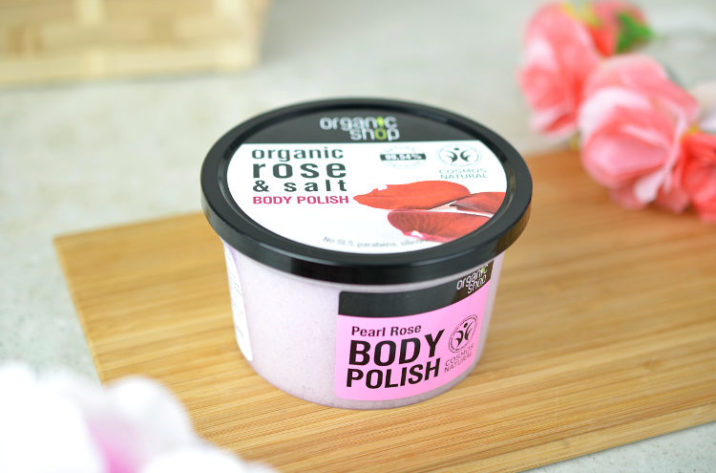 Peeling do ciała z organiczną różą