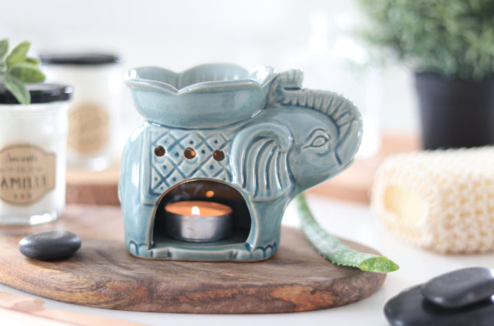 Kominek zapachowy Szczęśliwy Słoń – niebieski