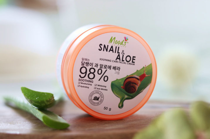 Krem na noc - 98% aloes i ekstrakt ze śluzu ślimaka