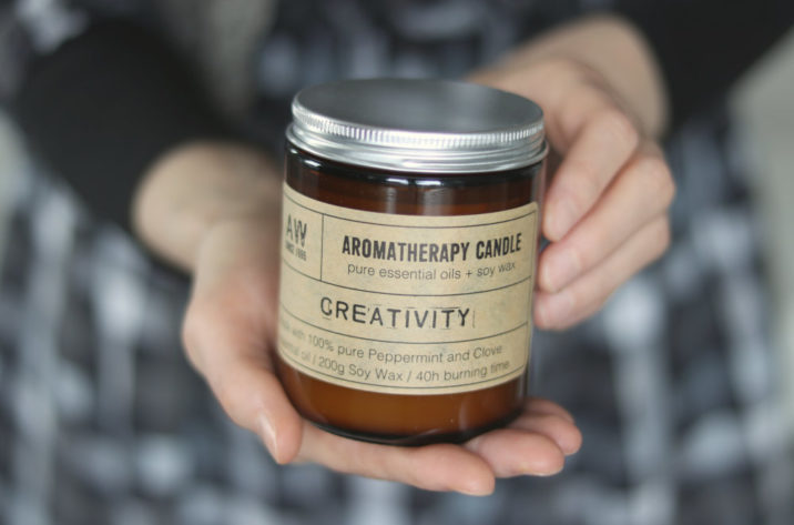 Sojowa świeca aromaterapeutyczna – Creativity 200g