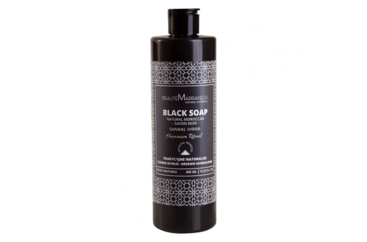 Czarne mydło Savon Noir o zapachu drzewa sandałowego - żel pod prysznic