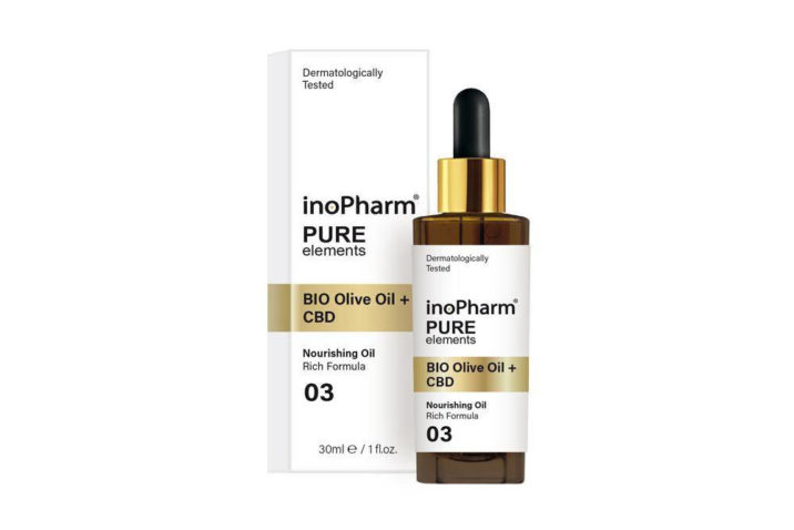 Serum do twarzy i szyi z olejkiem CBD i biooliwą z oliwek