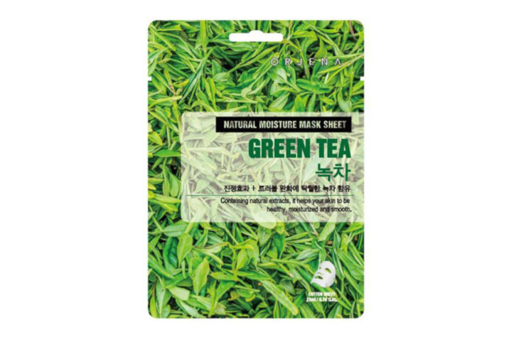 Kojąco-oczyszczająca maska w płachcie z ekstraktem z zielonej herbaty