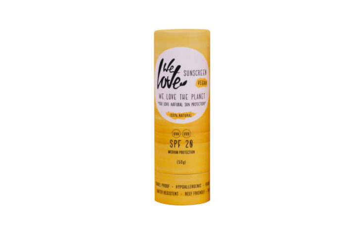 Sztyft ​​przeciwsłoneczny SPF 20, 100% naturalnych składników, hipoalergiczny