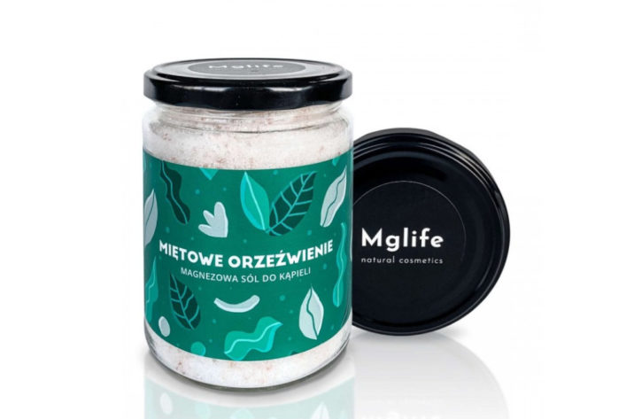 Magnezowa sól do kąpieli - miętowe orzeźwienie