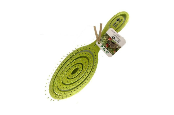 Szczotka do włosów z bio-materiału - agrestowa