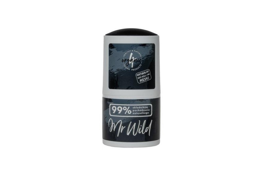Naturalny dezodorant dla mężczyzn, MR WILD, KAWOWY, 50ml, 4organic