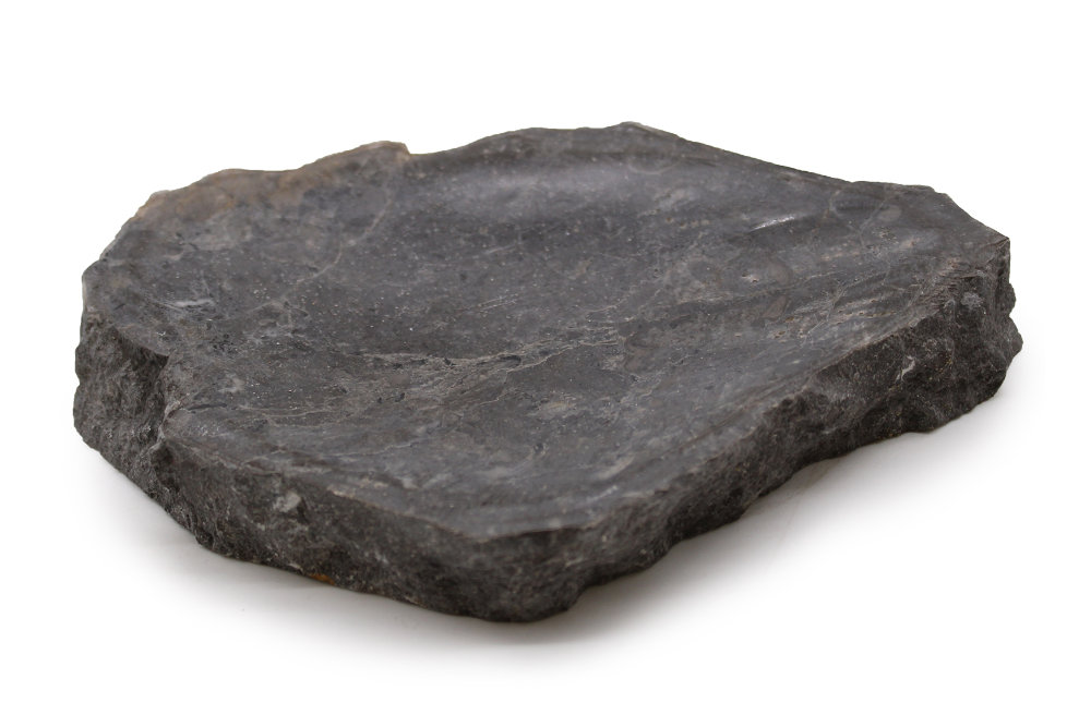 Naturalna mydelniczka z kamienia - Szary Marmur